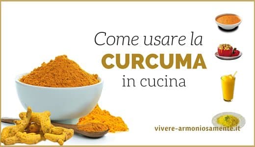 Uso della curcuma in cucina