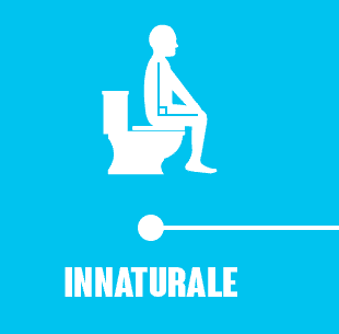 postura normale sul wc