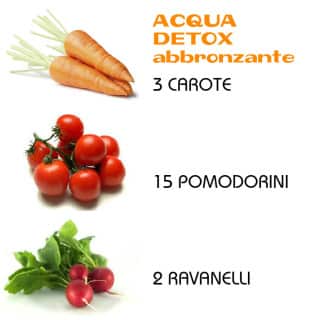 acqua detox abbronzante