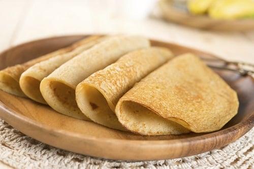 Crepes vegane ingredienti per 4 persone