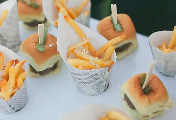 Finger food matrimonio
