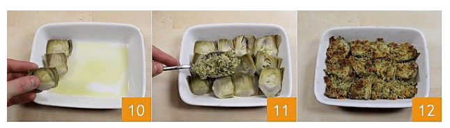 carciofi al gratin